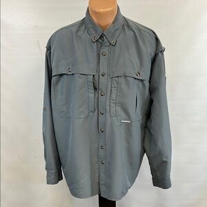 Drake long sleeve button down collar shirt.  XL
